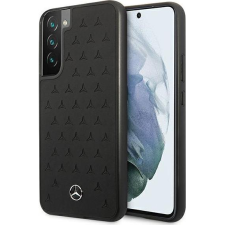 Mercedes MEHCS22MPSQBK S22+ S906 Fekete Csillag Mintás Bőr Keménytok (3666339044107) tok és táska