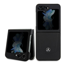 Mercedes MEHCZF5ARMBK Z Flip5 F731 fekete bőr keménytok bőr Urban tok és táska