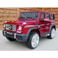 Mercedes Mercedes G65 elektromos kisautó - lakkozott meggypiros színben elektromos járgány