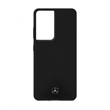 Mercedes Szilikon tok Samsung Galaxy S21 Ultra matt fekete tok és táska