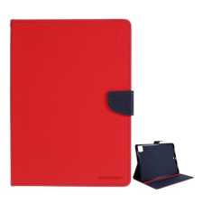 Mercury Apple iPad Pro 12.9 (2020), mappa tok, stand, Mercury Fancy Diary, piros tablet tok
