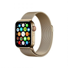 Mercury arany okosóra fém szíj, Apple Watch 4/5/6/7/SE 42/44/45mm okosóra kellék