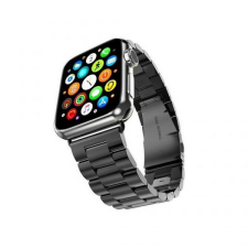 Mercury óraszíj fém Apple Watch 38/40/41 mm-es fekete okosóra kellék