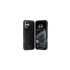 Mercury Pure MagSafe-kompatibilis tok iPhone 16 Plus - fekete tok és táska