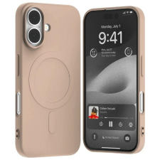 Mercury Semi-Silicone MagSafe-kompatibilis tok iPhone 16 - halvány rózsaszín tok és táska