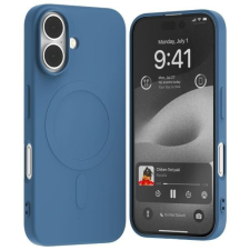 Mercury Semi-Silicone MagSafe-kompatibilis tok iPhone 16 - kék tok és táska