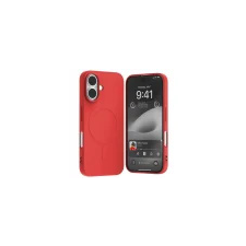 Mercury Semi-Silicone MagSafe-kompatibilis tok iPhone 16 - piros tok és táska
