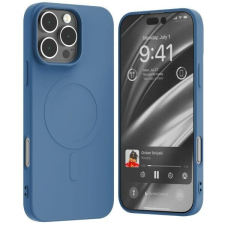 Mercury Semi-Silicone MagSafe-kompatibilis tok iPhone 16 Pro Max - kék tok és táska