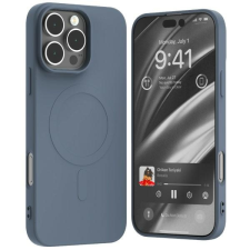 Mercury Semi-Silicone MagSafe-kompatibilis tok iPhone 16 Pro Max - sötétkék tok és táska