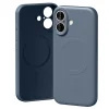 Mercury Semi-Silicone MagSafe-kompatibilis tok iPhone 17 - szürkéskék