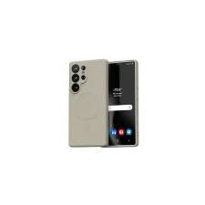 Mercury Semi-Silicone MagSafe-kompatibilis tok Samsung Galaxy S25 Ultra - bézs tok és táska