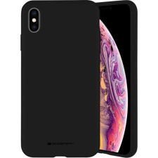 Mercury Silicone Apple iPhone 12/12 Pro szilikon tok, fekete (110848) tok és táska
