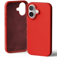 Mercury Silicone tok iPhone 16 - piros tok és táska
