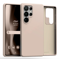 Mercury Silicone tok Samsung Galaxy S25 Ultra - világos rózsaszín tok és táska