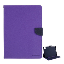 Mercurycase MERCURY Goospery Fancy tok álló, bőr hatású (FLIP, oldalra nyíló, asztali tartó funkció, textil minta) LILA [Apple IPAD Pro 12.9 (2020)] (5996457964024) tablet tok