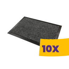 MercuryFlooring Oslo bordázott szennyfogó lábtörlő Szürke 60x80cm (Karton - 10 db) lakástextília