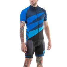 MERIDA Mez MERIDA CX DESIGN rövid kék fekete végig cipzár - 740122-422 kerékpáros biciklis mez