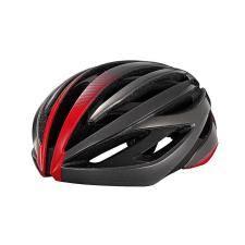 MERIDA Road SL országúti bukósisak, unisex, 54-58 cm, szürke-piros kerékpáros sisak