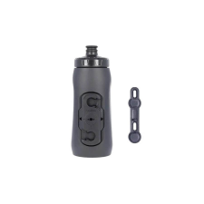 MERIDA Swivel-Fidlock műanyag kulacs tartó adapterrel és vázkonzollal, csavaros, 620 ml, fekete kulacs, kulacstartó