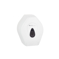  MERIDA T2 MOD F-S Toalettpapír adagoló mini, fehér ABS műanyag, szürke szemmel adagoló