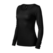 Merino Rise LS póló női fekete XL női póló