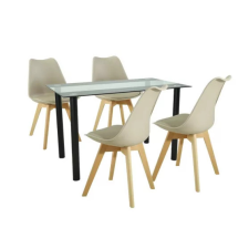  Merlo 4+1 étkező garnitúra bézs bútor