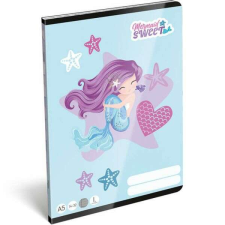  Mermaid Sweet sellőlányos 1. osztályos vonalas - 14-32 füzet