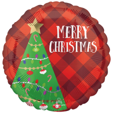 Merry Christmas fólia lufi 45 cm party kellék