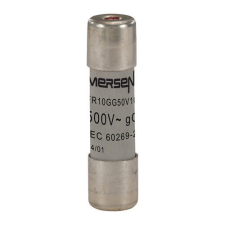 MERSEN E222207J FR10GG50V10I Kábel, - vezetékvédő cilinder biztosító betét 10x38 gG - 400/500VAC, kijelzős villanyszerelés