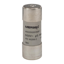 MERSEN F216159J FR22GG50V80P Kábel, - vezetékvédő cilinder biztosító betét 22x58 gG - 400-690VAC, kiütőszeges villanyszerelés