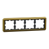  Merten D-Antik négyes keret, 24k arany (fém) MEG4040-4741 Schneider