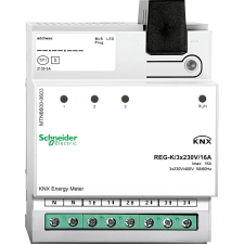  Merten-KNX fogyasztásmérő REG-K/3x230V/16A MTN6600-0603 Schneider villanyszerelés
