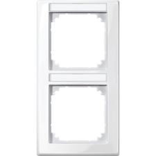  MERTEN M-Smart feliratozható kettes, függőleges keret, polárfehér 470219 Schneider villanyszerelés