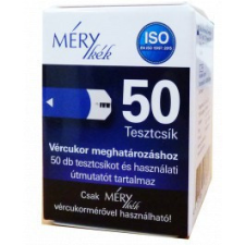 Méry Kék vércukorcsík 50 db gyógyászati segédeszköz