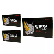  Mesterhármas - Rhino Gold Potencianövelő Férfiaknak (6db) csomag potencianövelő