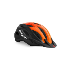 MET Crossover unisex MTB bukósisak, M-es méret (52-59 cm), fekete-narancs kerékpáros sisak