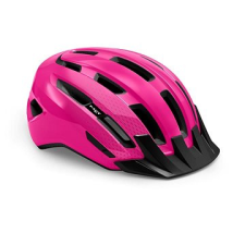 MET DOWNTOWN fényes rózsaszín S/M kerékpáros sisak