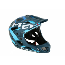 MET Parachute fullface kerékpáros sisak [matt kék-cián, 54-48 cm (M)] kerékpáros sisak
