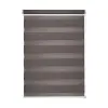  Metablo 60 X 150 cm feszíthető sávos roló, dupla roló, zebra roló, fúrás nélkül, szürke