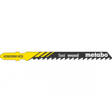 METABO 5 db szúrófűrészlap &quot;fast wood&quot; 74/ 4,0 mm (623633000) fűrészlap