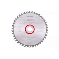 METABO Fűrészlap &quot;precision cut wood - professional&quot;, 250x30, Z42 WZ 15° (628046000) fűrészlap