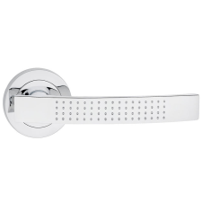 METAL-BUD ASTRA ajtóajtókilincs kerek rozettás króm PZ zár és alkatrészei