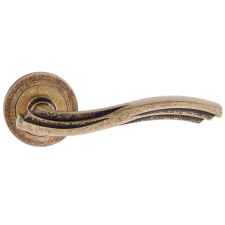 METAL-BUD CHIARA ajtókilincs kerek rozettás antik patina BB zár és alkatrészei