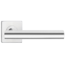 METAL-BUD ELEKTRA ajtóajtókilincs négyzet alakú rozettás rozsdamentes acél PZ zár és alkatrészei