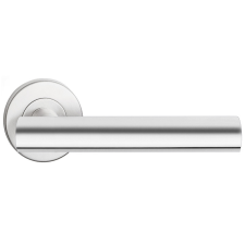 METAL-BUD ELEKTRA ajtókilincs kerek rozettás rozsdamentes acél PZ zár és alkatrészei