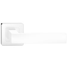 METAL-BUD EUFORIA/IBIZA ajtóajtókilincs kerek rozettás fehér króm PZ zár és alkatrészei