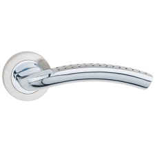 METAL-BUD EVA ajtóajtókilincs kerek rozettás nikkel PZ zár és alkatrészei