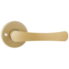 METAL-BUD FESTETT ajtókilincs kerek rozettás arany Csak kilincs felső rozettán zár és alkatrészei