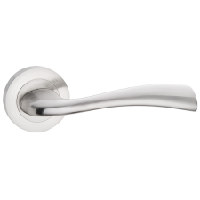 METAL-BUD LIBRA ajtókilincs kerek rozettás szálcsiszolt nikkel WC zár és alkatrészei