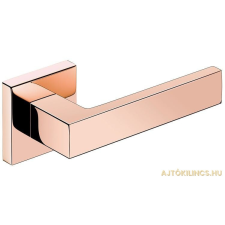 METAL-BUD Matrix Négyzetrozettás Rose Gold Pvd Bevonat Fényes Króm WC zár és alkatrészei